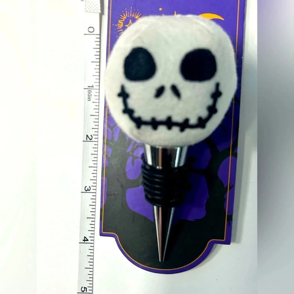 The Nightmare Before Christmas - Jack Skellington Wine Bottle  Stopper 💀🎄🍷 - Picture 2 of 4